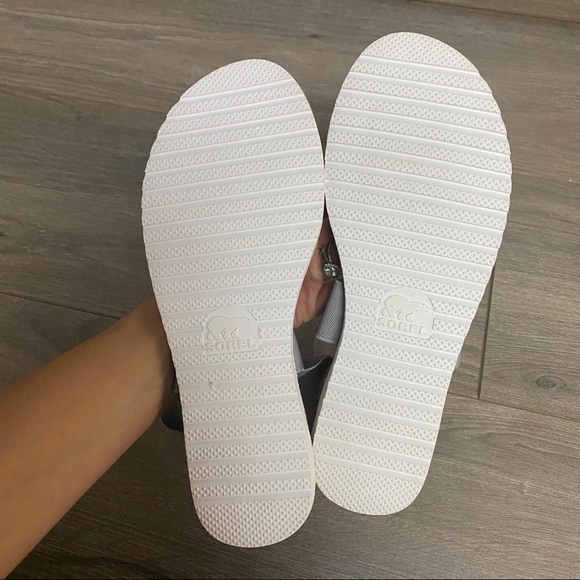 Sorel | Ella Strappy Sandals Pure Silver Size 6.5 - Picture 15 of 15